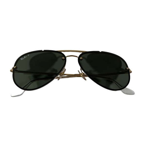 Ray-Ban Other - Ray-Ban RB3584N Blaze Aviator Unisex Sunglasses Polarized- Gold/Green Classic